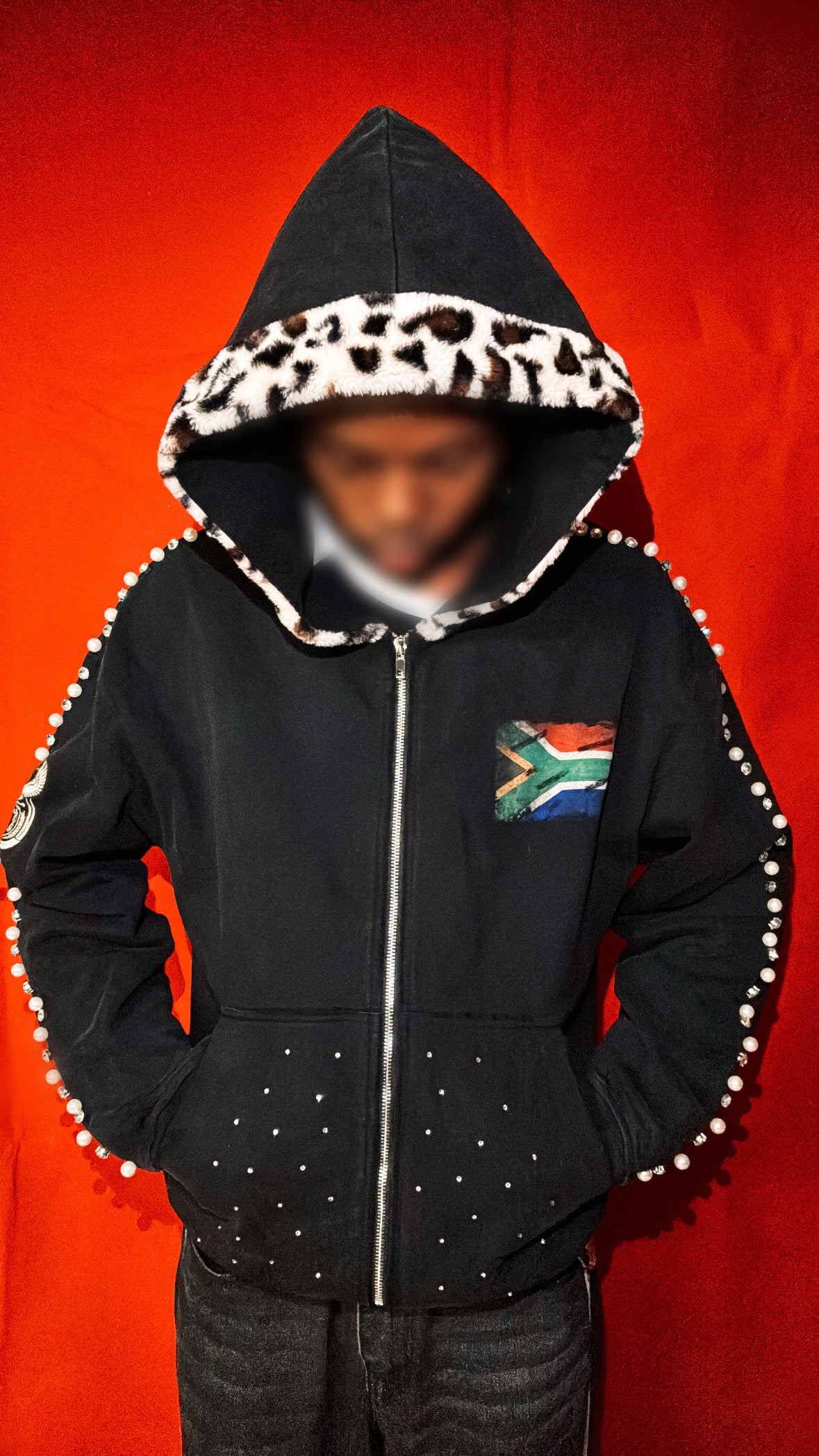 The South African Zip-Up |Leopard Print Edition